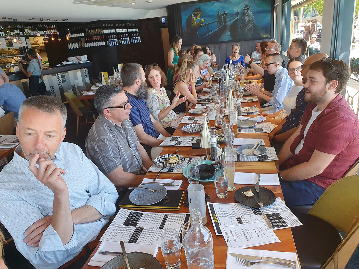 Perth NRM team at End of Year Lunch 2019